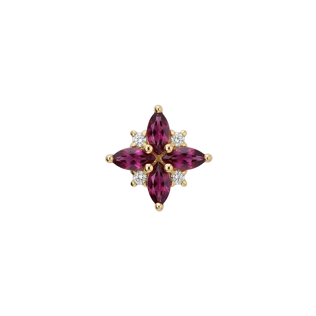 Tiny Pleades — 14k Yellow Gold — BVLA piercing jewellery
